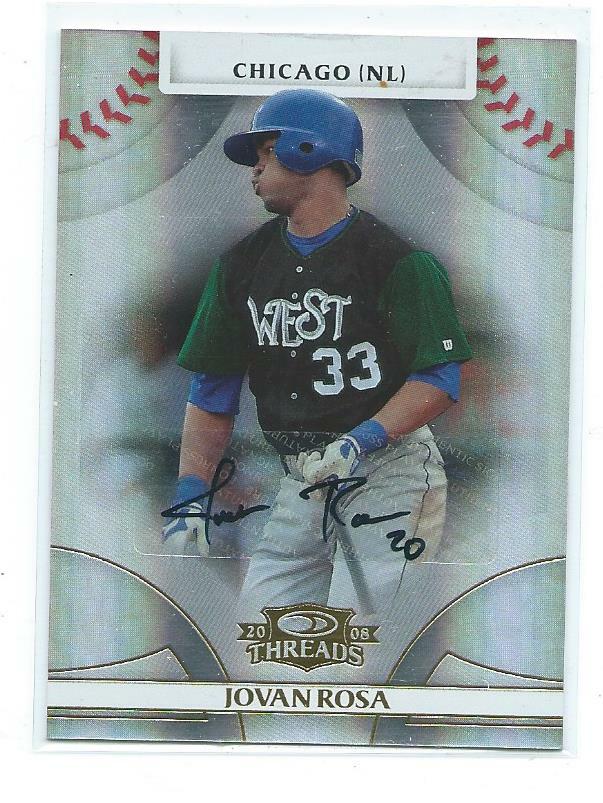 2008 Threads-Jovan Rosa rookie autograph /973-Chicago Cubs | eBay