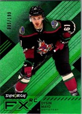 2021-22 DYSIN MAYO UPPER DECK SYNERGY RC FX GREEN #ED 068/199!!