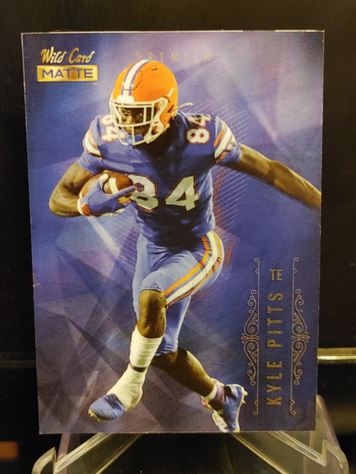 Kyle Pitts RC 2021 Wild Card Matte Blue #MBC-11 - Atlanta Falcons