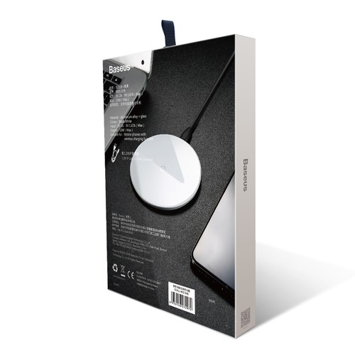 Qi Wireless Charger Charging Pad White Fast Quick for iPhone Galaxy Xaiomi - Picture 12 of 12