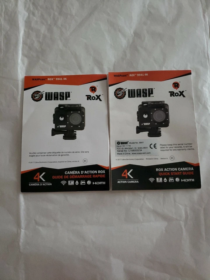 WASPCAM ROX 9941 4K Wi-Fi Waterproof Action Camera HD USB Action Cam - Image 3 of 4