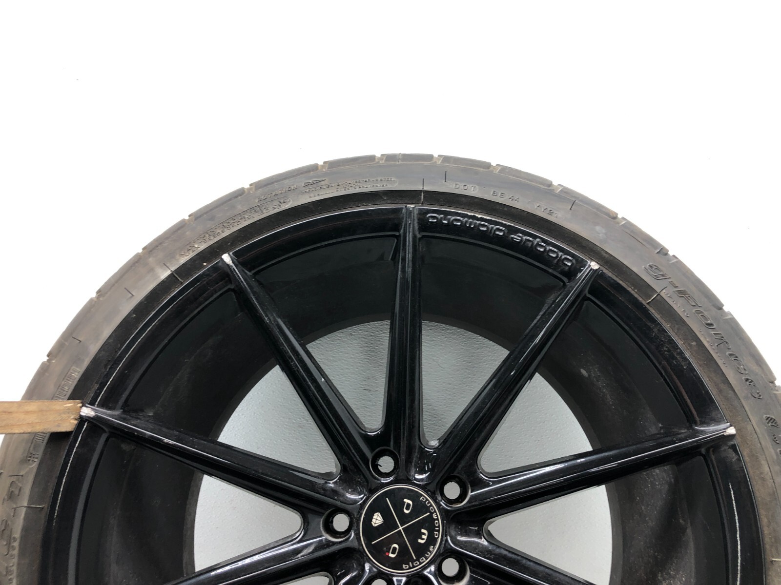 2014-2020 MASERATI GHIBLI S Q4 REAR WHEEL RIM TIRE 20" 20x11 OEM BLAQUE DIAMOND.