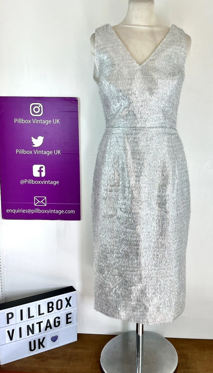 Silver vintage dress clearance