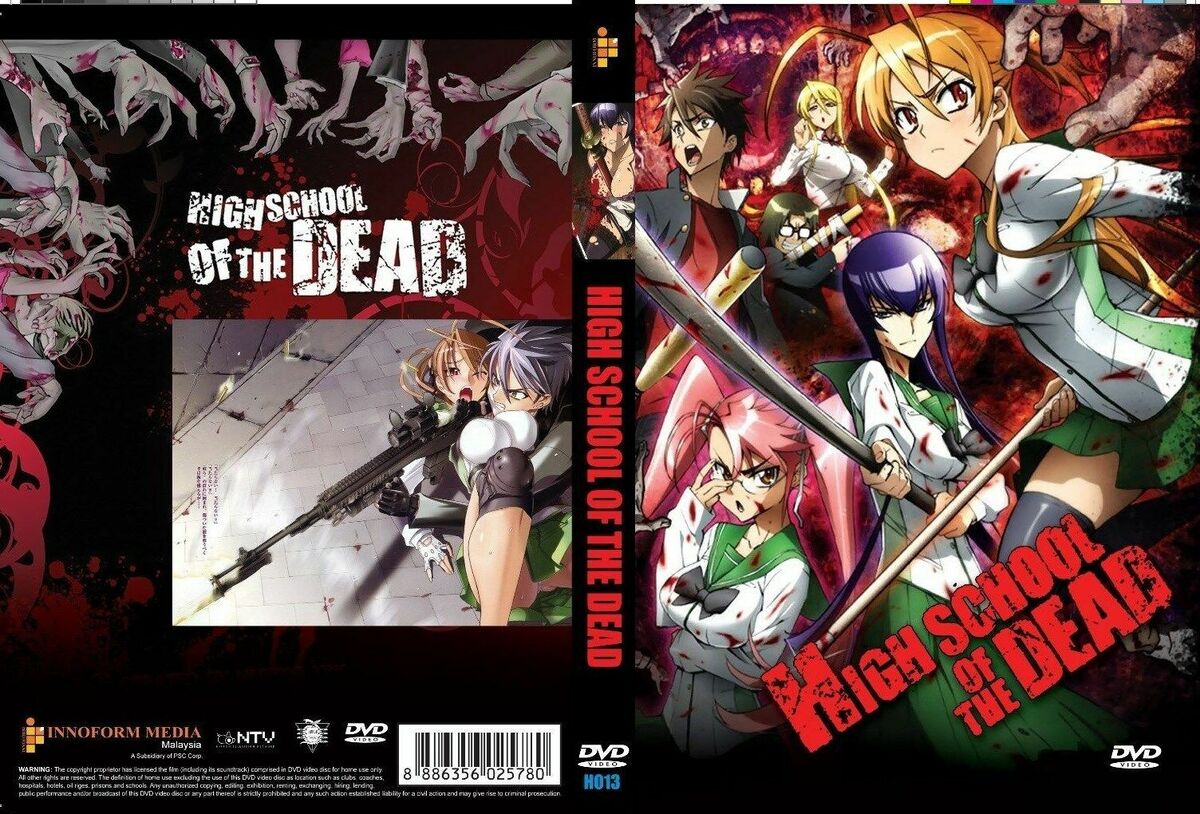 Highschool of the Dead Complete Series + Bonus OVA (Anime DVD)- English USA  Ship