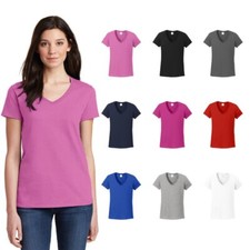 Gildan - Heavy Cotton Women s V-Neck T-Shirt - 5V00L