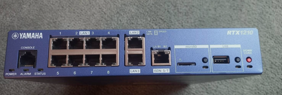 Yamaha RTX1210 Giga Access VPN Router | eBay