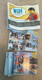 Lot of 2 Incomplete LEGO Sets 3367 City Space Shuttle Creator 31079 Surfer Van 