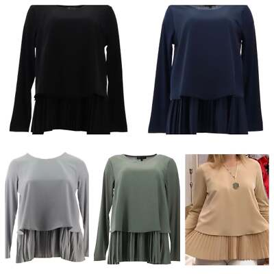 #ad #ad DG2 Diane Gilman Pleated Underlayer Easy Top Women#x27;s 771 480 $9.00