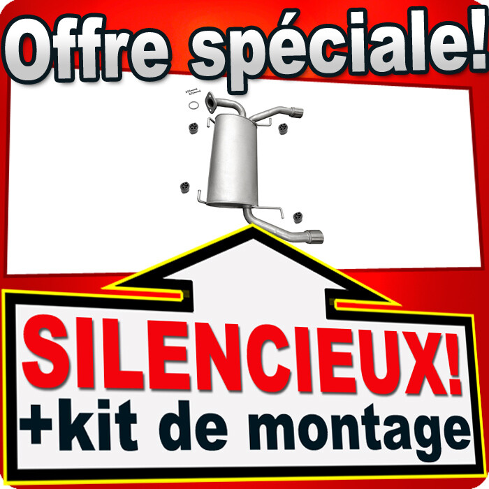 Silencieux Suzuki Swift IV 1.6 anti-bruit pour réparer l'échappement
