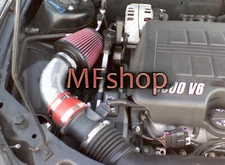 Red For 2005-2010 Pontiac G6 3.5L 3.6L 3.9L V6 Air Intake Kit + Filter