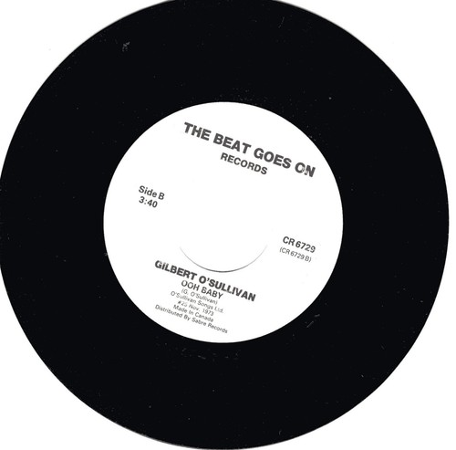 Gilbert O'Sullivan: Alone Again (Naturally / Ooh Baby .. 45 RPM-5218 - Picture 2 of 3