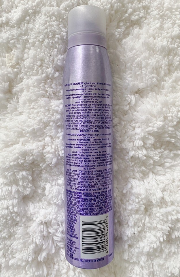 Olay Body QUENCH MOUSSE Ultra Moisture Shea Butter Vitamin E B3 NEW 7.1