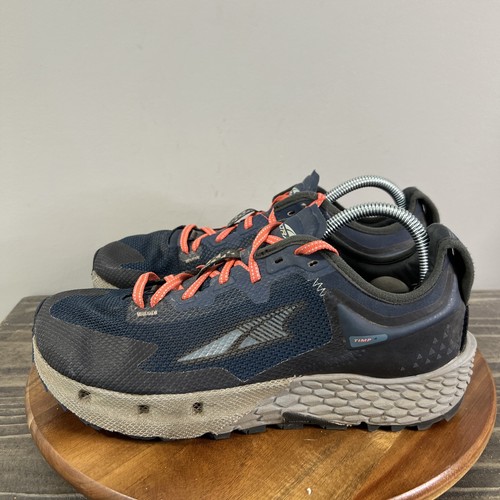 Altra Timp 4 Footshape Mens Size 9.5 Shoes Egomax Maxtrac Running Sneakers Blue