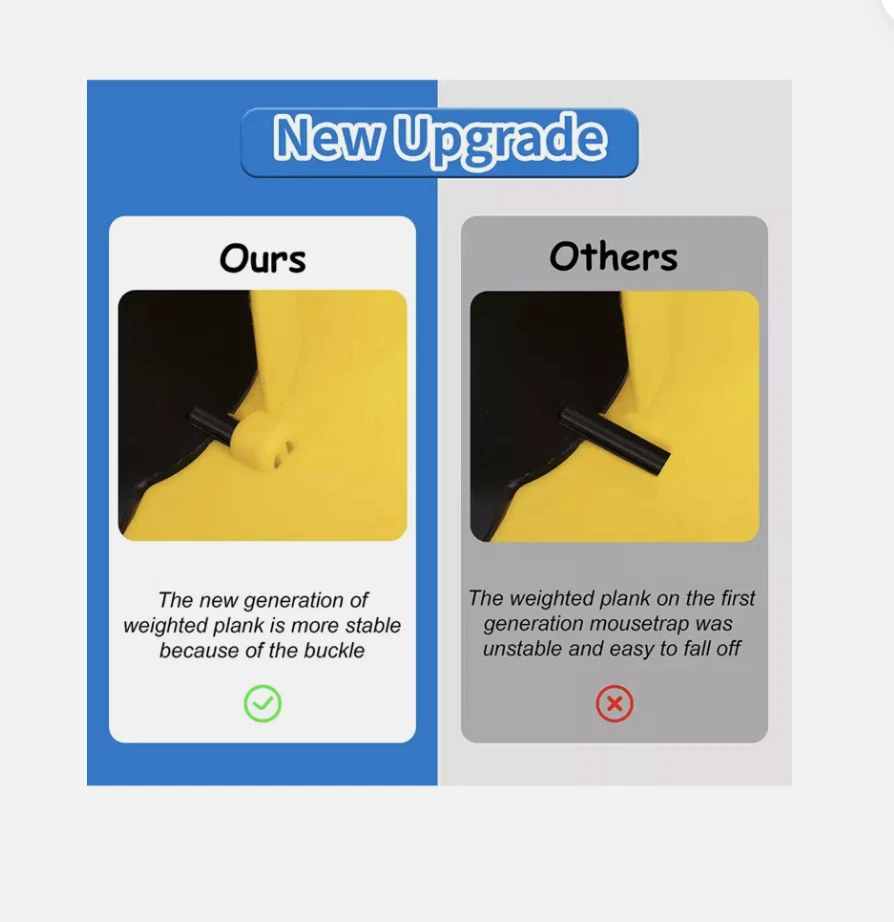 Paquete de 4 trampas para ratones cubo 2025 actualizado envío rápido desde ee. uu. ratonera Foto 2 de 4