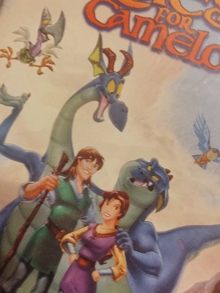 Lot 7 - Children's Kids VHS Movies Larger Than Life Shiloh Quest For Camelot Dog - Image 4 of 4