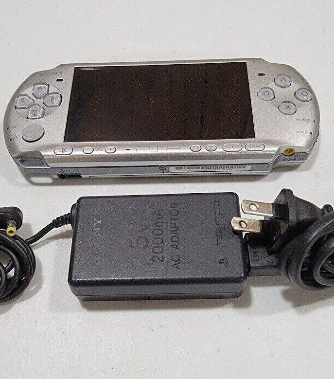 Sony PSP-3000 Console Select Color w/Charger + new battery + random 3 games