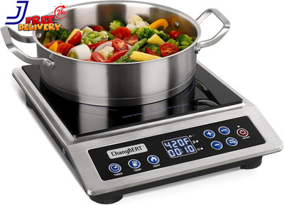 Portable Induction Cooktop Enhanced Version, One-Click Max Power 1800W Large Hea