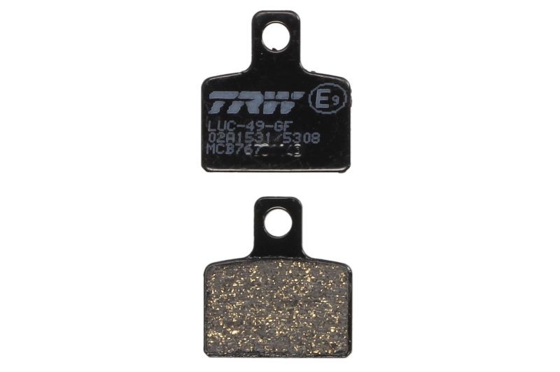 2x ✅Fits TRW MCB767 Brake pads MCB767  organic, intended use offroad ⭐UK Seller⭐