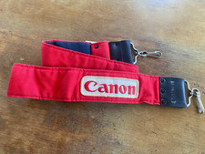 Vintage Canon Camera Strap Red