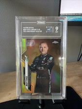 2020 Topps Chrome F1 - Valtteri Bottas #2 70th Gold Refractor /50 (RC) - TAG 9