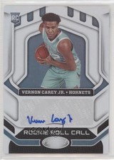 2020-21 Certified Rookie Roll Call Vernon Carey Jr #RR-VCA Auto 0a6