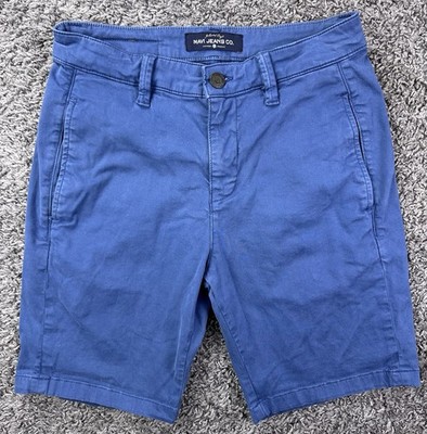 Mavi Shorts Mens 29 Blue Simon Stretch Chino Casual Flat Front