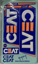 Ceat 3D Embossed Cricket Bat Stickers Rohit Sharma Edition