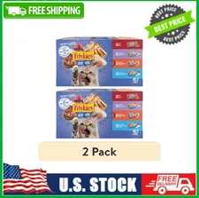 2 Pack x 40 Cans Purina Friskies Shreds Gravy Wet Cat Food Variety Pack