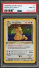 Pokemon Dragonite Fossil 1st Edition Holo Rare #4 PSA 8