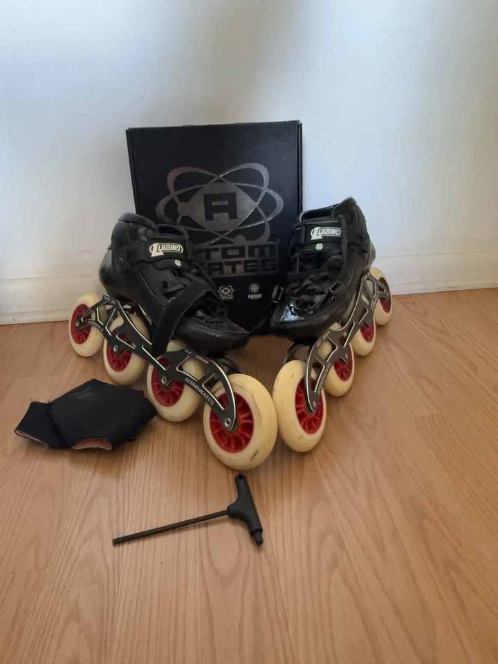 Patines en línea Atom LUIGINO PAQUETE EXTERIOR 4 RUEDAS - Hombres EE. UU. 10 Foto 3 de 4