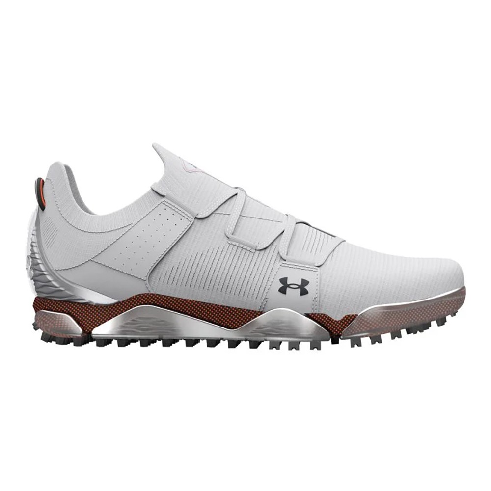 НОВЫЕ мужские кроссовки для гольфа Under Armour UA HOVR Tour SL серого оранжевого цвета - Размер 95 W 23890₽