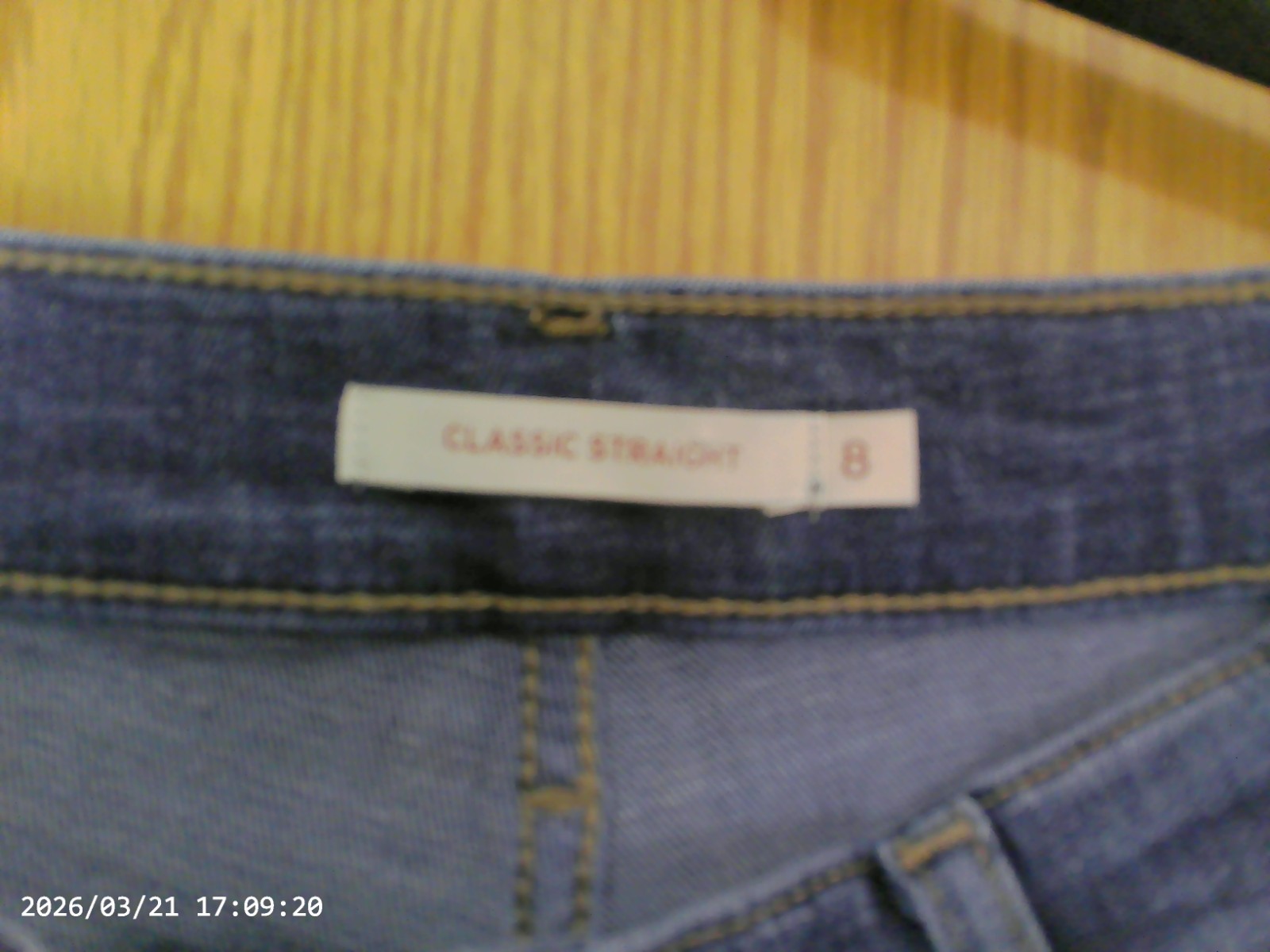 Levi Strauss & Co. Classic Mid Rise Straight Leg Jean W/Stretch Size 8 ...