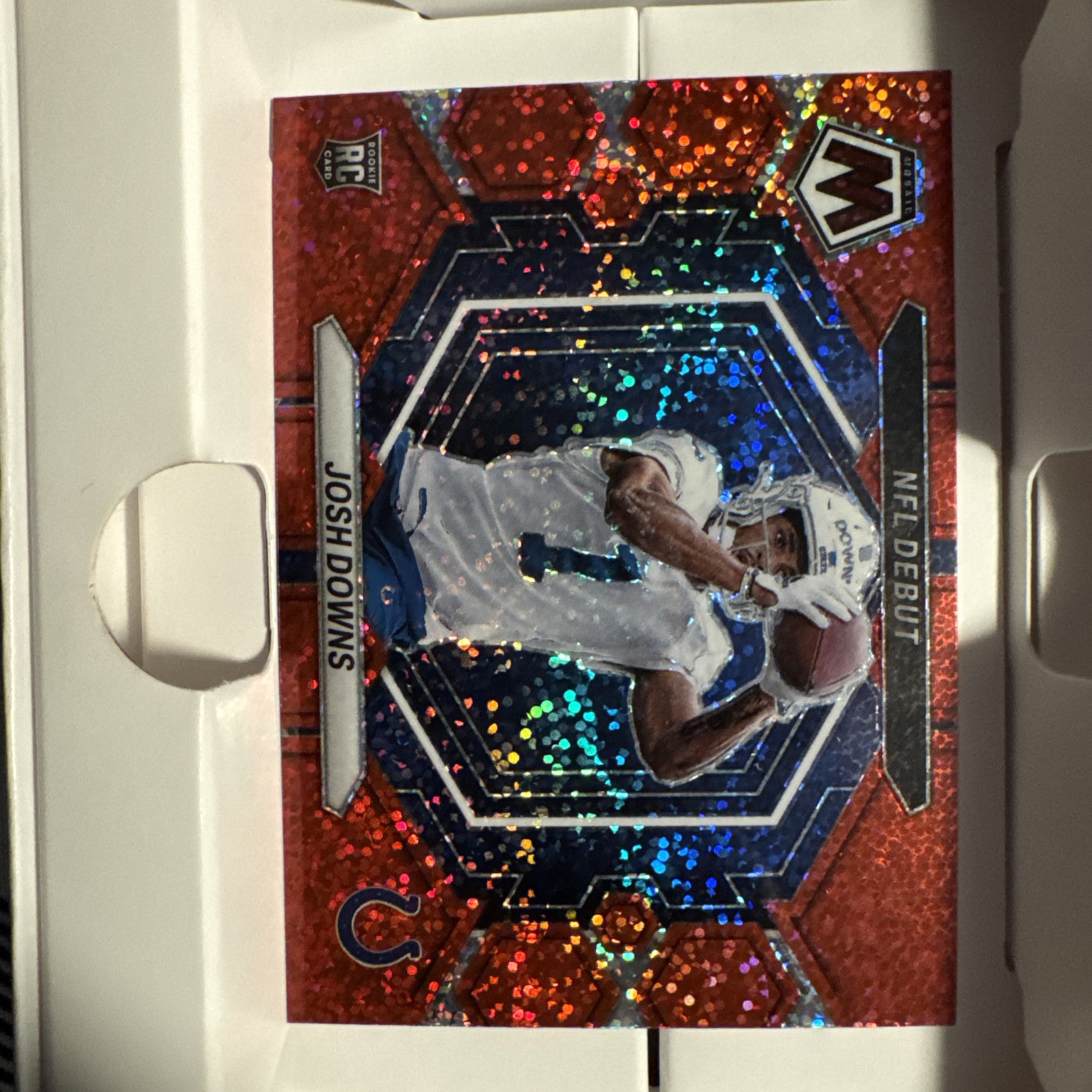 2023 Panini Mosaic - Nfl Debut Josh Downs #ND-15 Red Sparkle