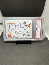 2022 Archives Pete Alonso Postcards Auto Mets Orioles PSA 8