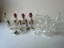 Miniature Corked Bottles, Ship In A Bottle And More Vintage