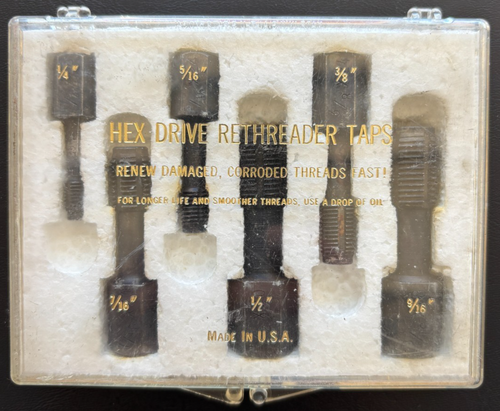 Snap On Rethreading Dies & Taps 5 NF-SAE Fine Threads TRF5 TRT-6F TWO SETS - 第 8/11 張圖片