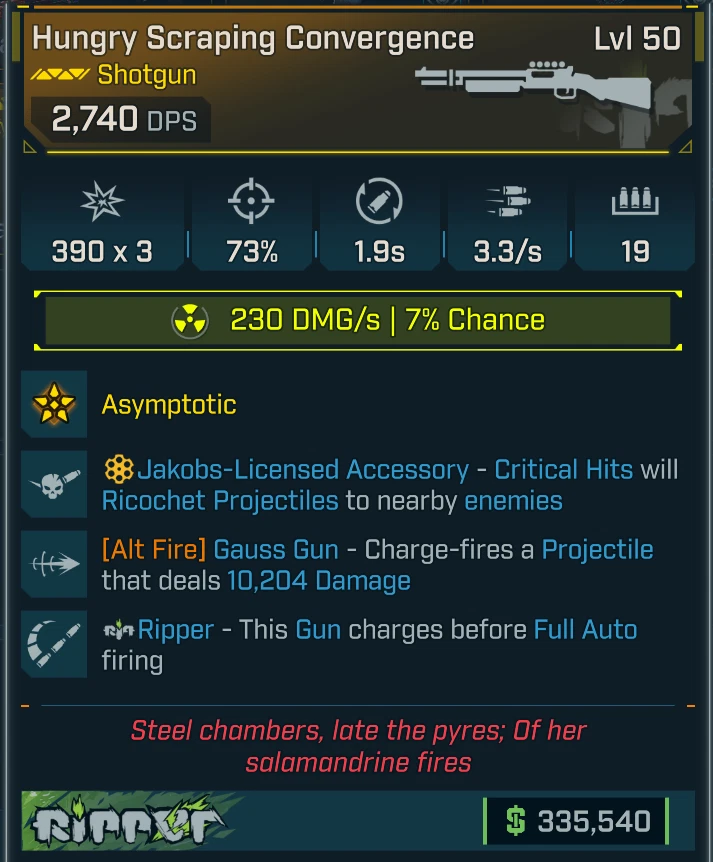 Borderlands 4⭐GREEN TREE  INFINI-CRIT HARLOWE 3.0⭐ MOXSY BUILD⭐ALL 11 ITEMS - Image 4 of 4