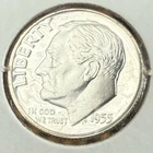 1955 Roosevelt Silver Dime Frosted PROOF Free Shipping!