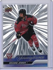 2024-25 Upper Deck PWHL First Edition Brianne Jenner Young Guns #55 Outburst RC