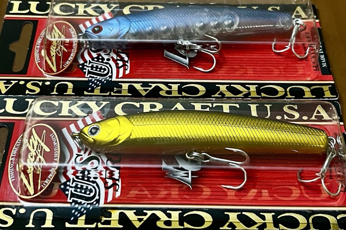 2 Lucky Craft Wander 95 WD95 Jigging Minnow Jerkbait Lures KINKURO