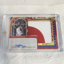 2025 Topps Chrome McDonald's All American Darryn Peterson Golden Patch Auto /25