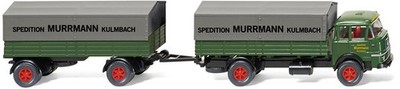 Camion Märklin 18035 Krupp Plateau Avec Remorque – OVP, Occasion