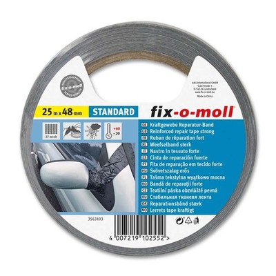 Reparaturband fix-o-moll Standard silber 25m x 48mm