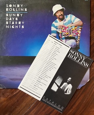 Sonny Rollins Sunny Days, Starry Nights Vinyl LP TESTED 1984 Milestone w/Catalog