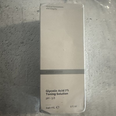 The Ordinary Glycolic Acid 7% Toning Solution Direct Acids 240mL 8oz New