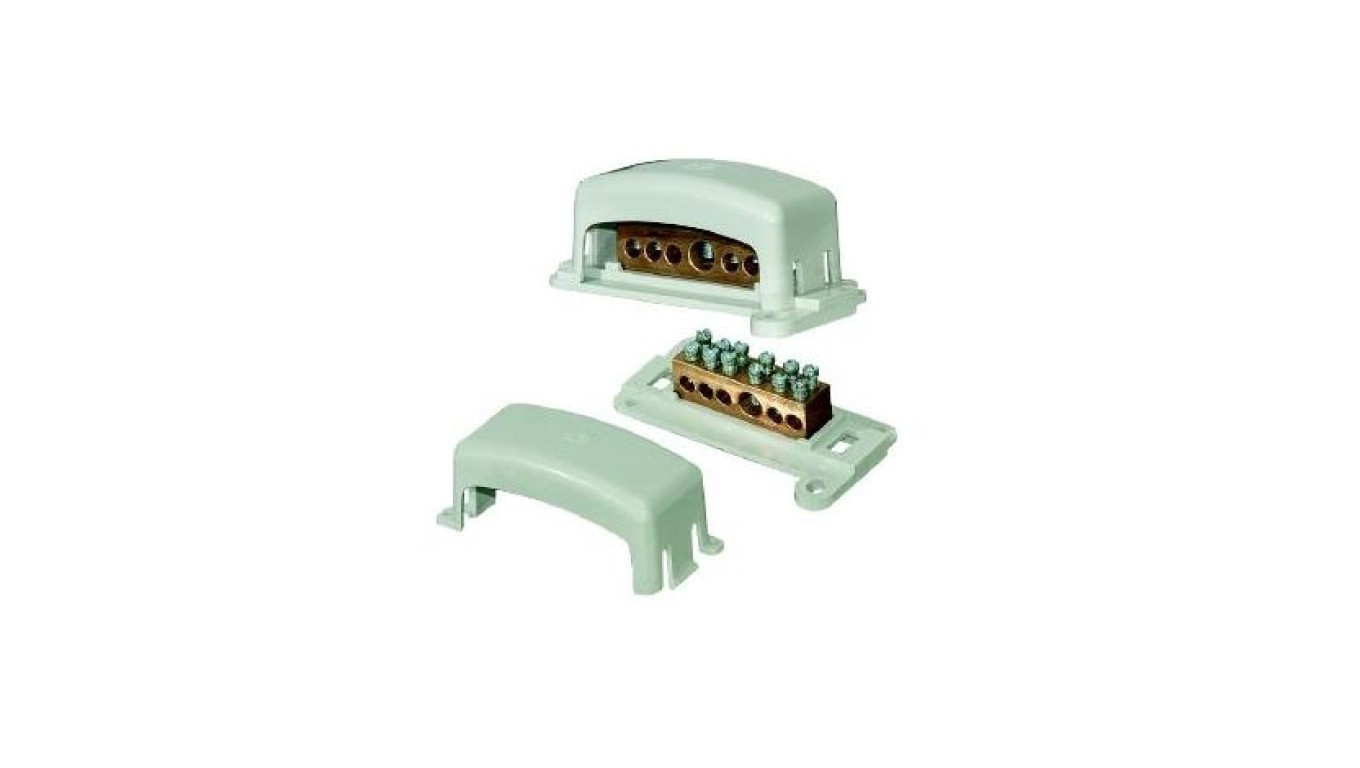 Levelling rail 5x10mm², 1x16mm² E.4104M with cover