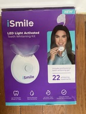 iSmile Teeth Whitening LED Light Kit with 35 Carbamide Peroxide Gel Syringes