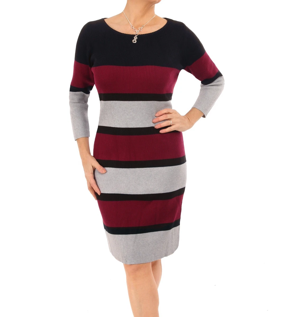 Robe Avec Doublure - Taille 38 (S) - Évasée - Longueur Genou - Multicouleur - Occasion Très Bon état