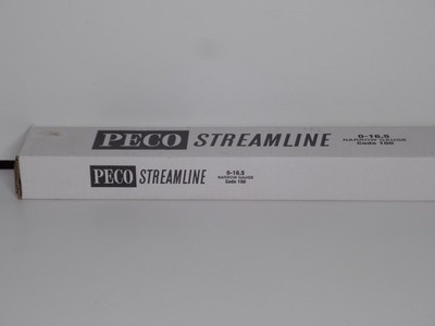 Peco Streamline On30 16.5 Narrow Gauge SL-500 Code 100 Flexible Track Wood 12 Pc