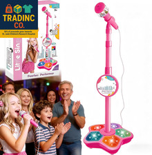 Kids Microphone with Stand, Microphone for Kids, All-In-One Microphones Toy with